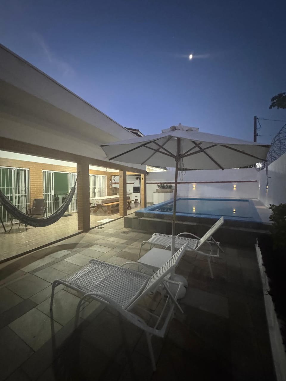 Night, View (from property/room), sunbed