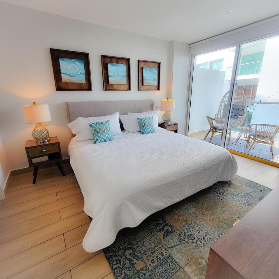 View, exit to Playa Morros tres Cartagena Apartment in La Boquilla