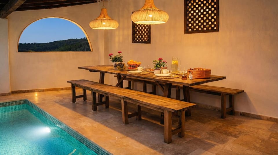 Masia La Morera autenticidad renovada 100 porcien a 10 minutos de Sitges en coche 12 huespedes Piscina Aire Aconc 6 Suites Apertura 15 Julio 2025 Villa in Garraf