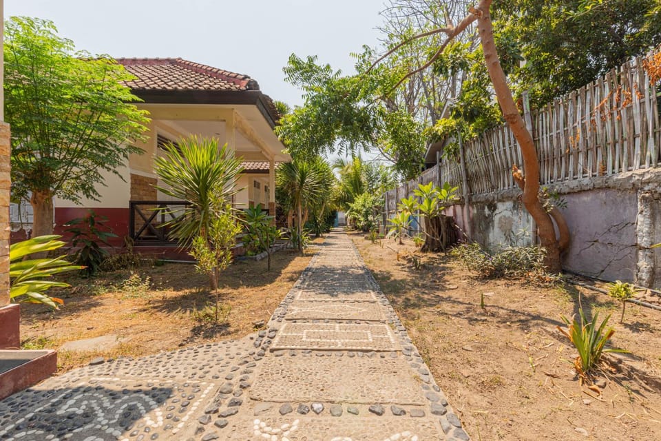 Property building, Garden view