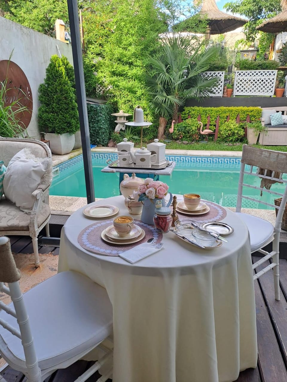 Patio, Garden, Garden, Swimming pool