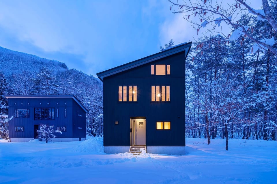 Property building, Natural landscape, Winter, Mountain view