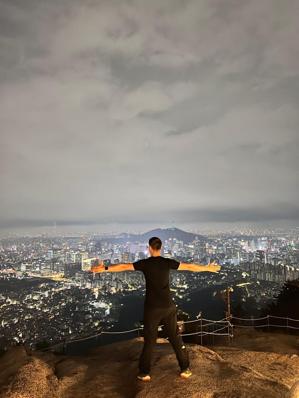 Nearby landmark, Night, Natural landscape, City view