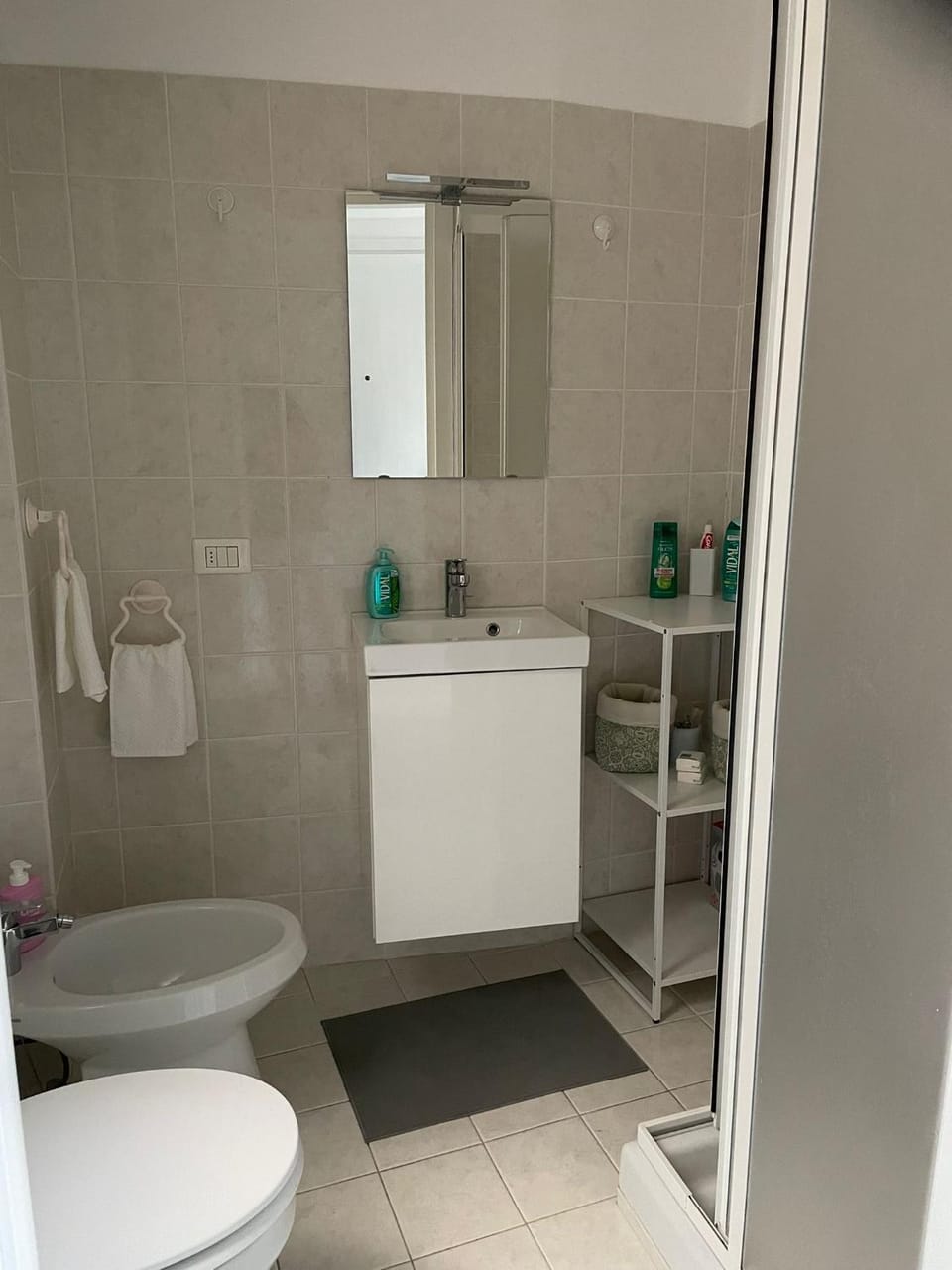 Shower, Toilet, Bathroom, towels