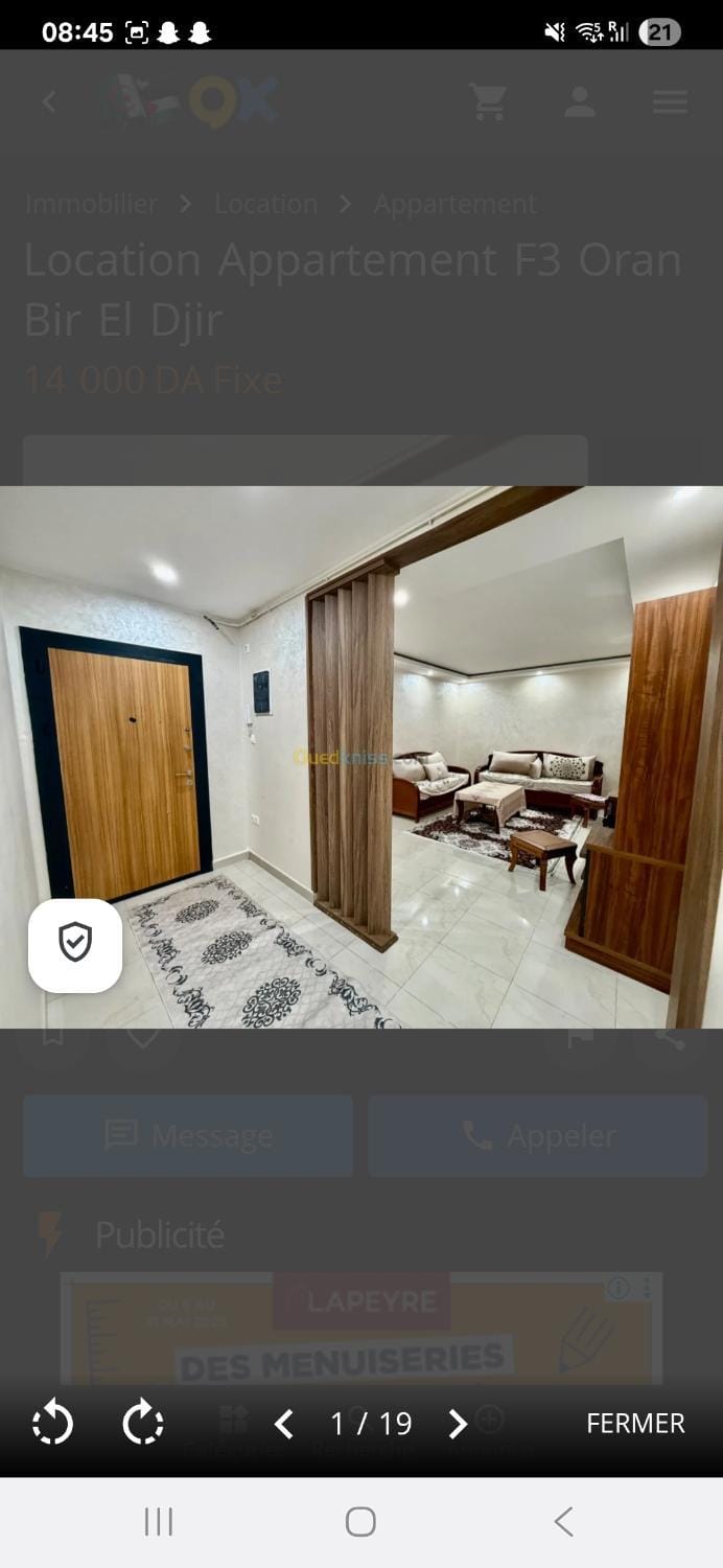 Oran Appart proche Meridien Apartment in Oran
