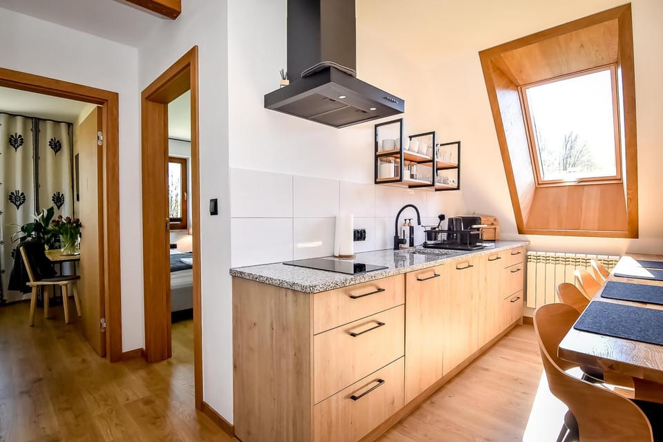 Kitchen or kitchenette, Dining area, stove