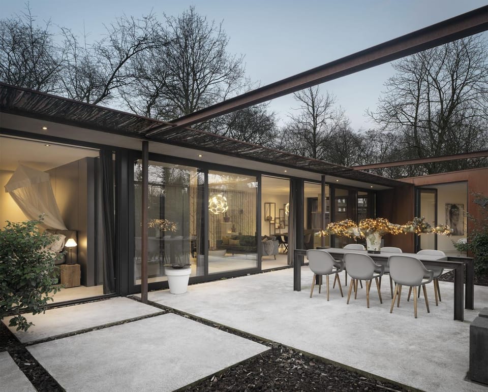 Property building, Garden