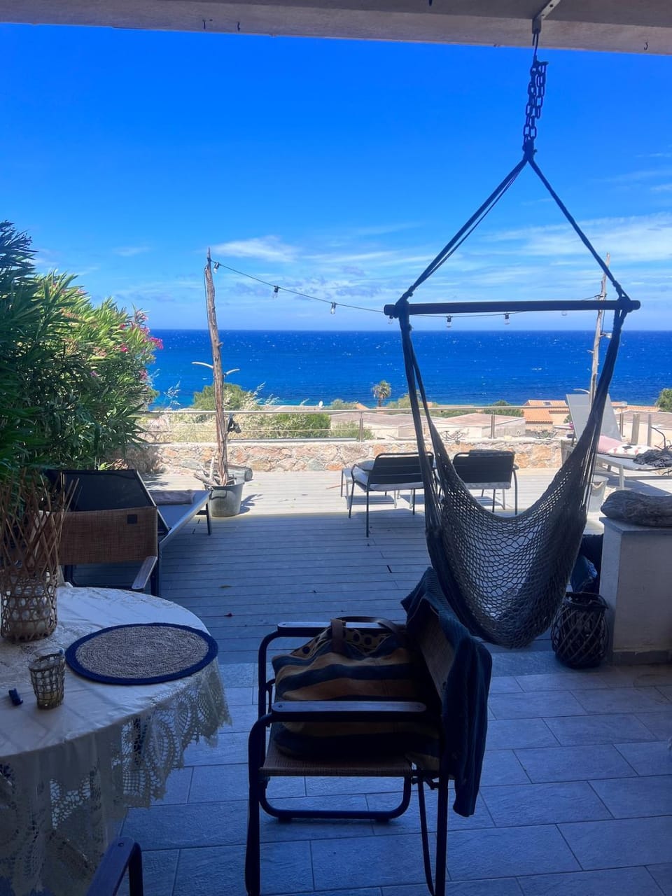 Patio, View (from property/room), Balcony/Terrace, Dining area, Sea view