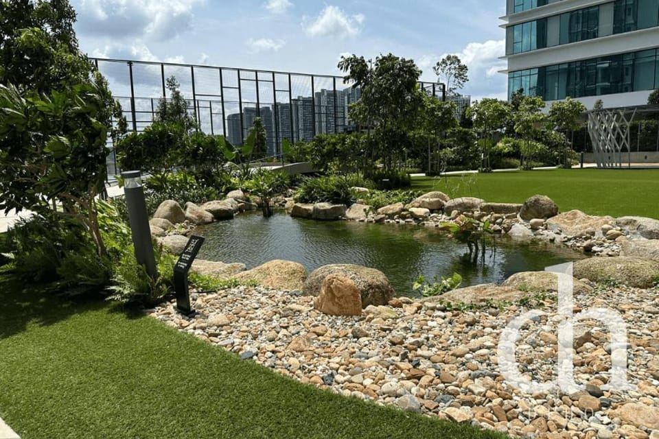 Spring, Natural landscape, Garden, River view
