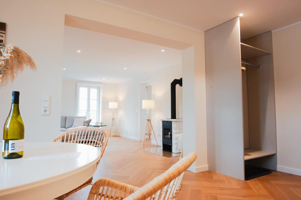 Living room, Seating area, Dining area, fireplace, wardrobe