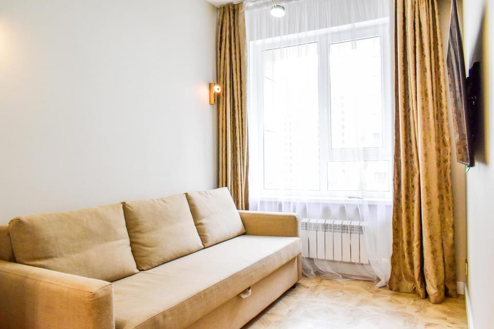 Стильные апартаменты в лучшем ЖК 4YOU, до 6чел Apartment in Almaty