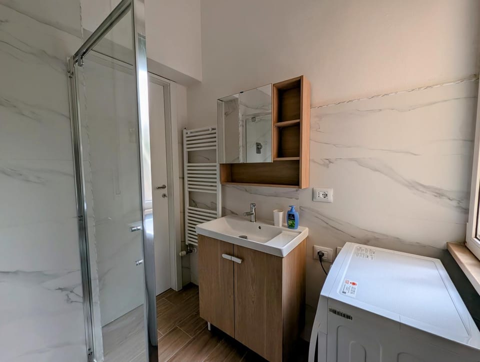 Shower, Bathroom, washing machine