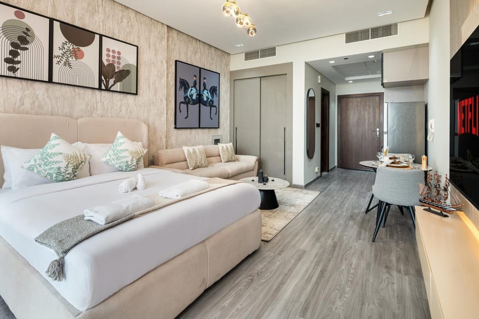 Trendy Studio Apartment in Binghatti Crystals Apartment in Dubai