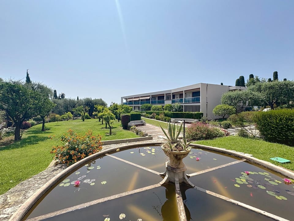 Property building, Natural landscape, Garden view
