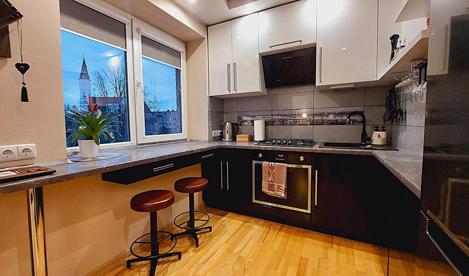 Kitchen or kitchenette, Dining area, oven, stove