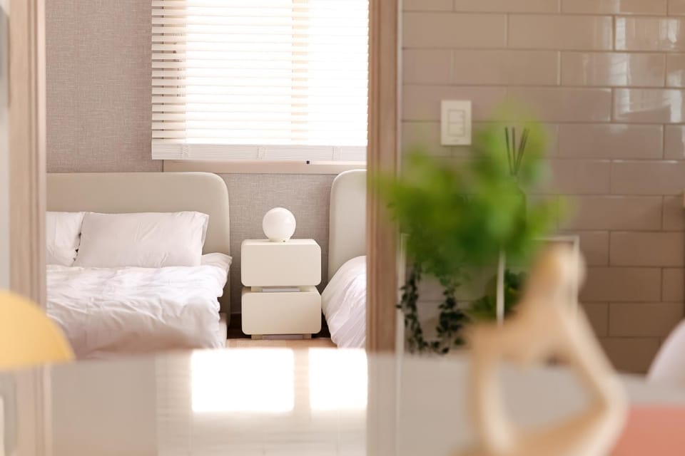 New! Cozy! #Grace Haven at Coex# 2R 3Bed, 3-min Subway #Next to Coex# Gangnam District, Jamsil, Lotte world# Apartment in Seoul