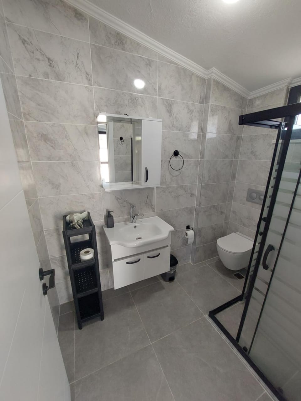 Shower, Toilet, Bathroom, towels