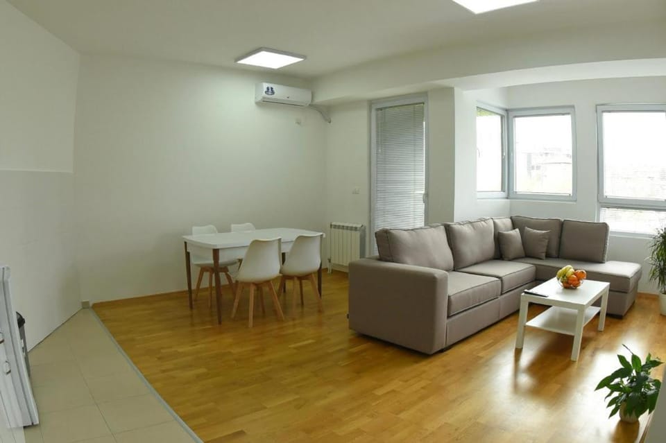 Living room, Seating area, Dining area, air conditioner