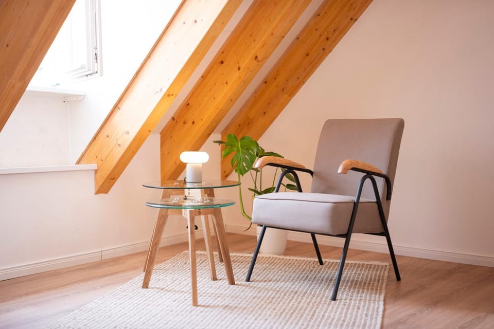 Decorative detail, Seating area, Bedroom