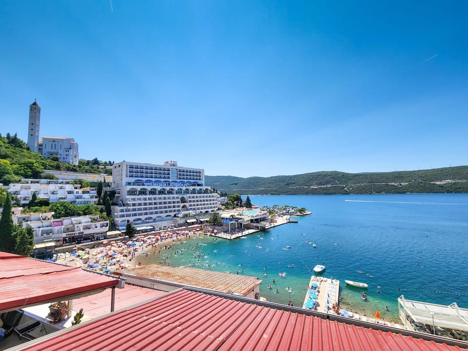 Beach, City view, Sea view
