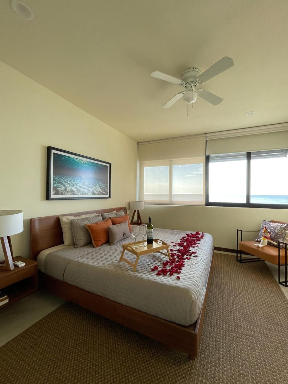 Sunset 2BR Apartment Steps from the Beach with Ocean View Apartment in Holbox