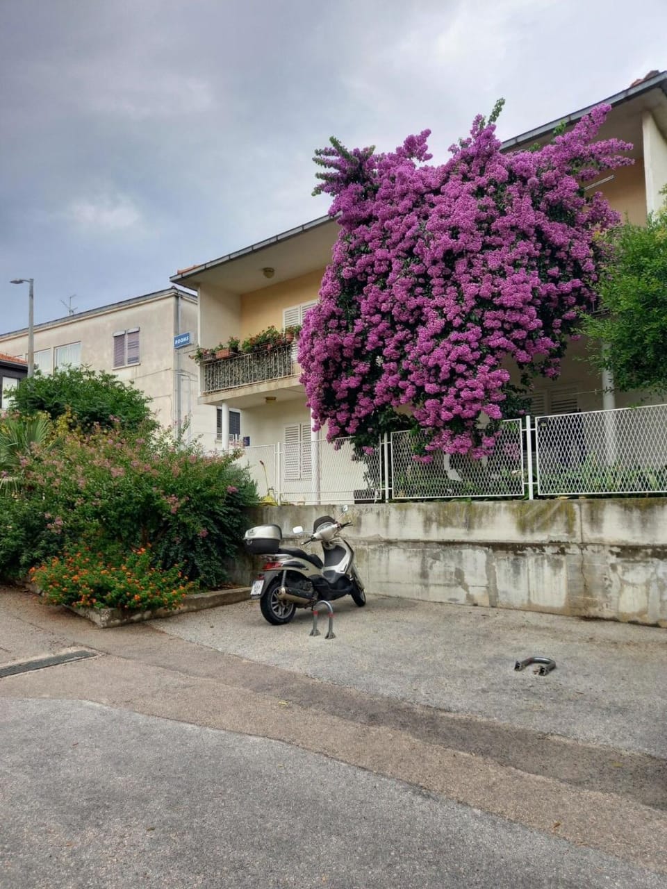 Property building, Patio