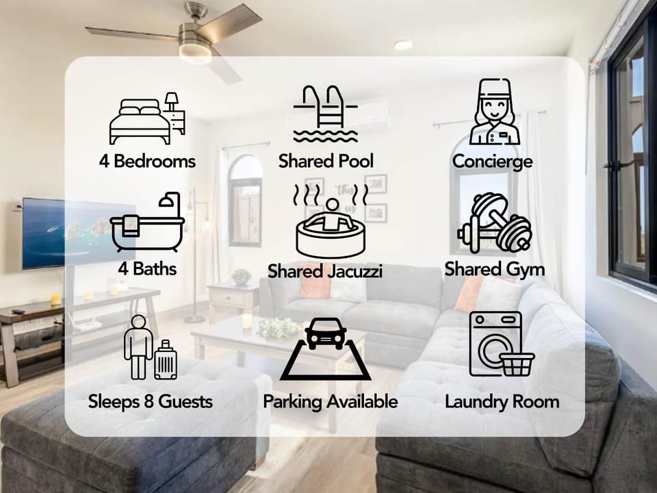 Mavila Duplex Groups Favorite in Quivira Sleeps 8 House in Cabo San Lucas