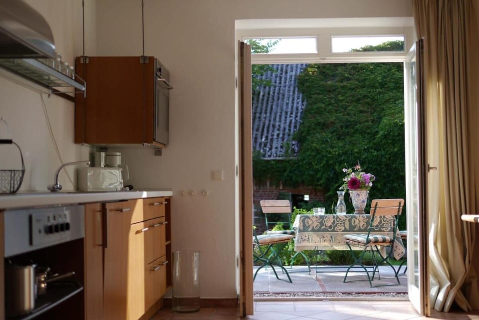 Ferien im Bauerngarten Apartment in Nordfriesland