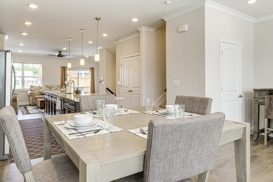 Fenced Yard: Spacious Southern Maryland Townhome! House in Prince Georges County