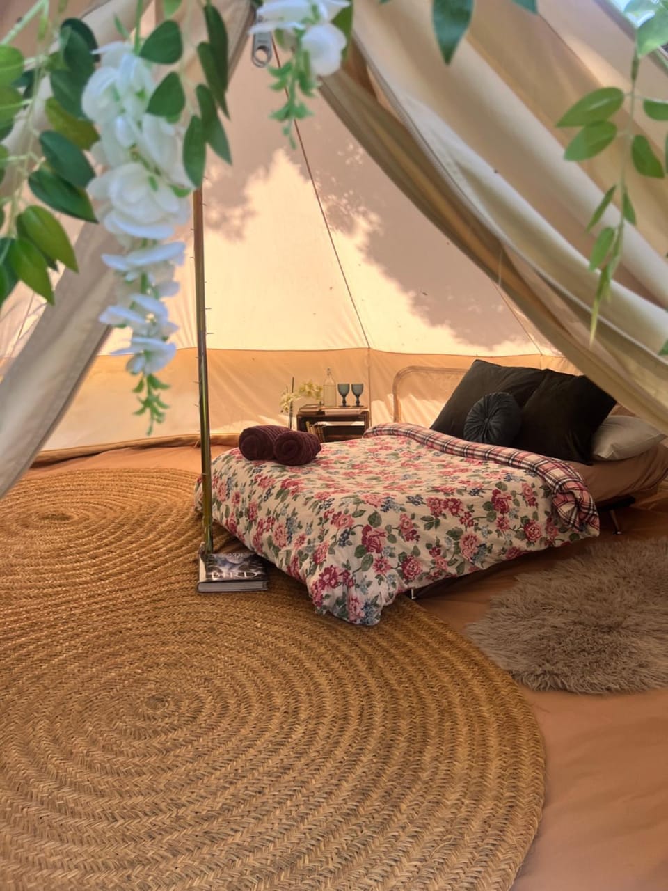 Eco- regenerative bell tent with a pool - near Piódão Luxury tent in Coimbra District, Portugal
