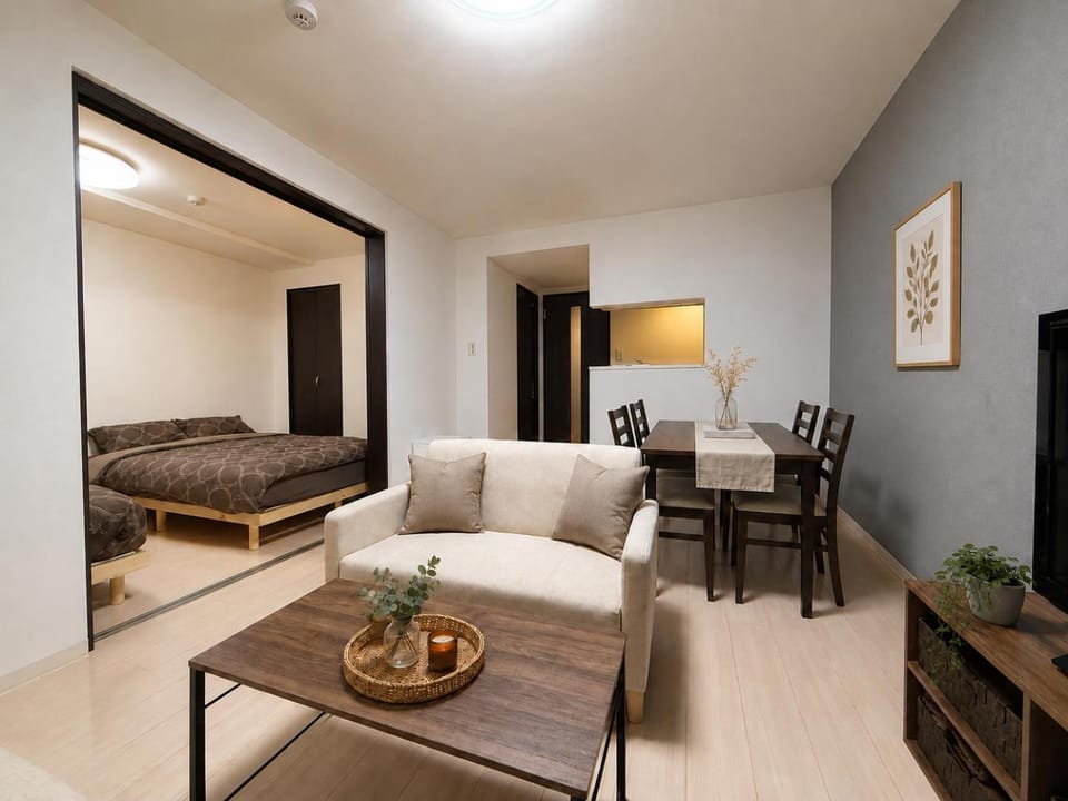 Photo of the whole room, Dining area, Bedroom