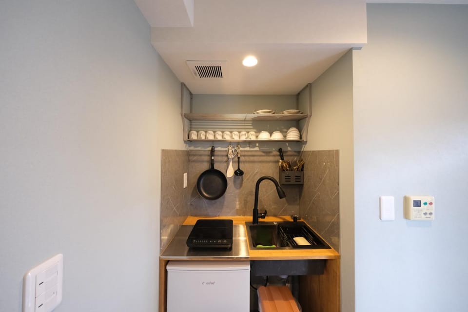Kitchen or kitchenette, kitchen