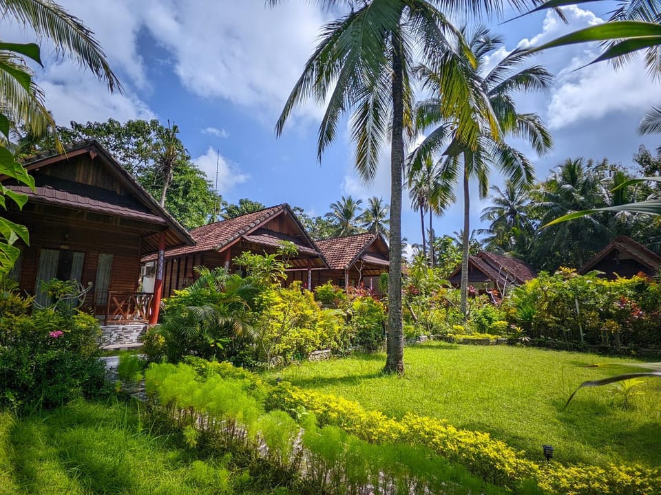 Property building, Garden view