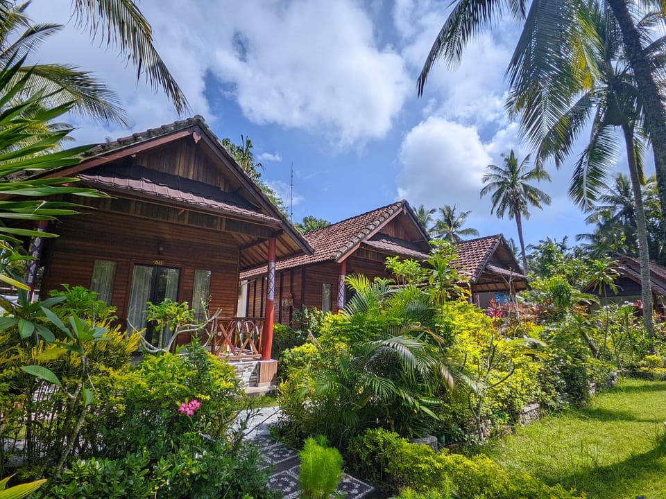 Property building, Garden view