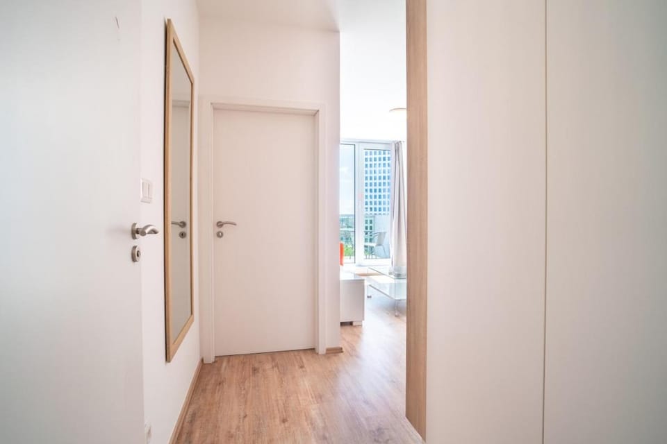 Bright 1BR Apt w Private Parking Apartment in Bratislava