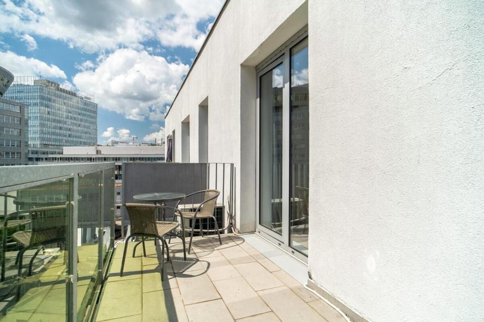 Bright 1BR Apt w Private Parking Apartment in Bratislava