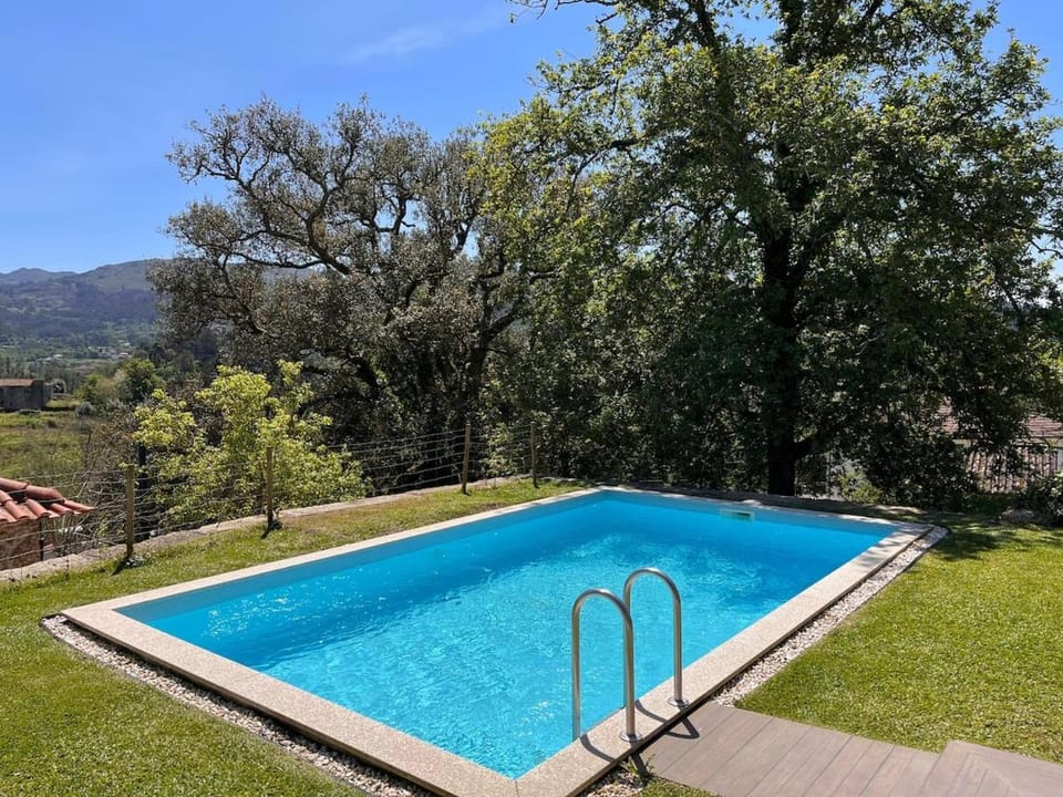 Spring, Day, Natural landscape, Mountain view, Pool view, Swimming pool, sunbed