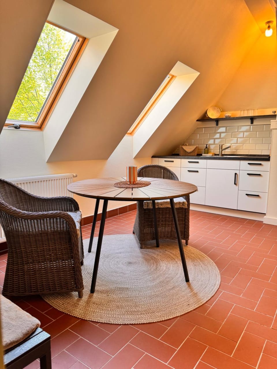 Kitchen or kitchenette, Dining area