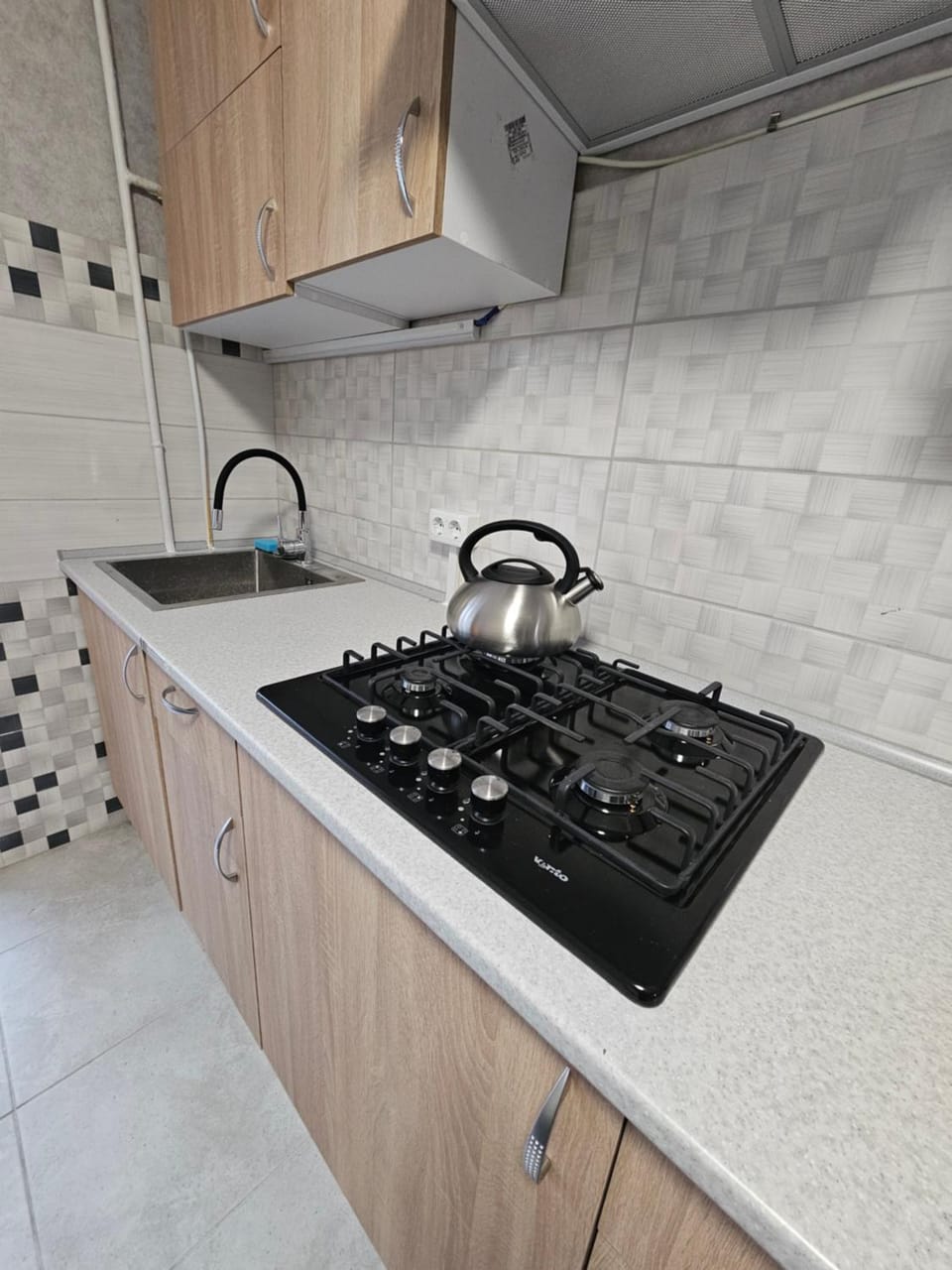 Communal kitchen, stove