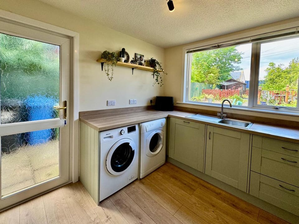 dishwasher, washing machine, dryer