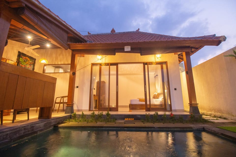 Pondok Soka Sayan Ricefield View & Private Pool House in Abiansemal