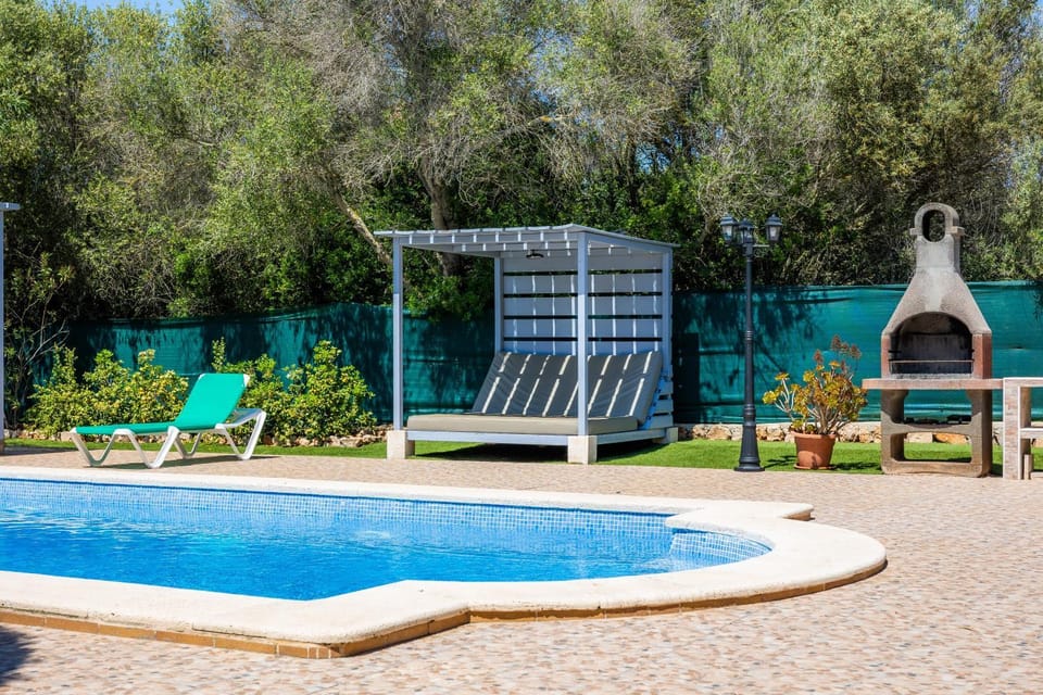 Property building, Living room, Swimming pool