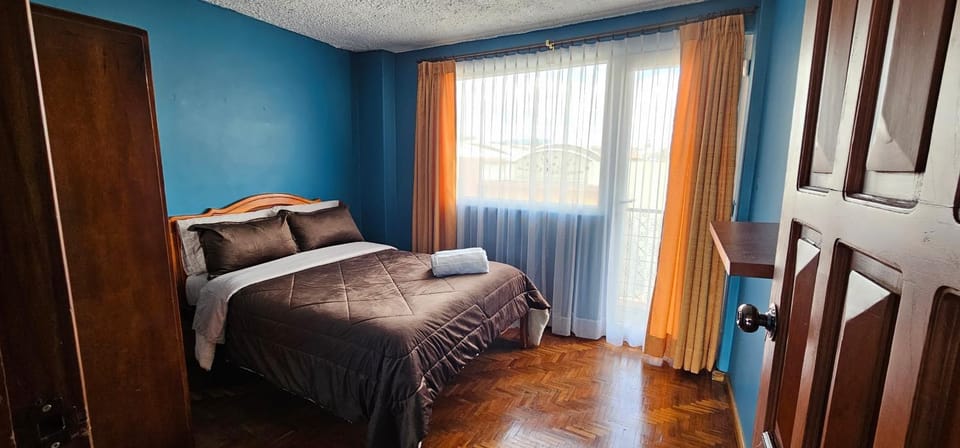Bed, Photo of the whole room, Bedroom, soundproof, wardrobe
