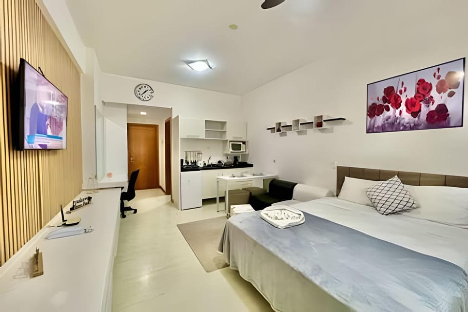 RARiDADE, Studio Batel moderno com piscina Apartment in Curitiba