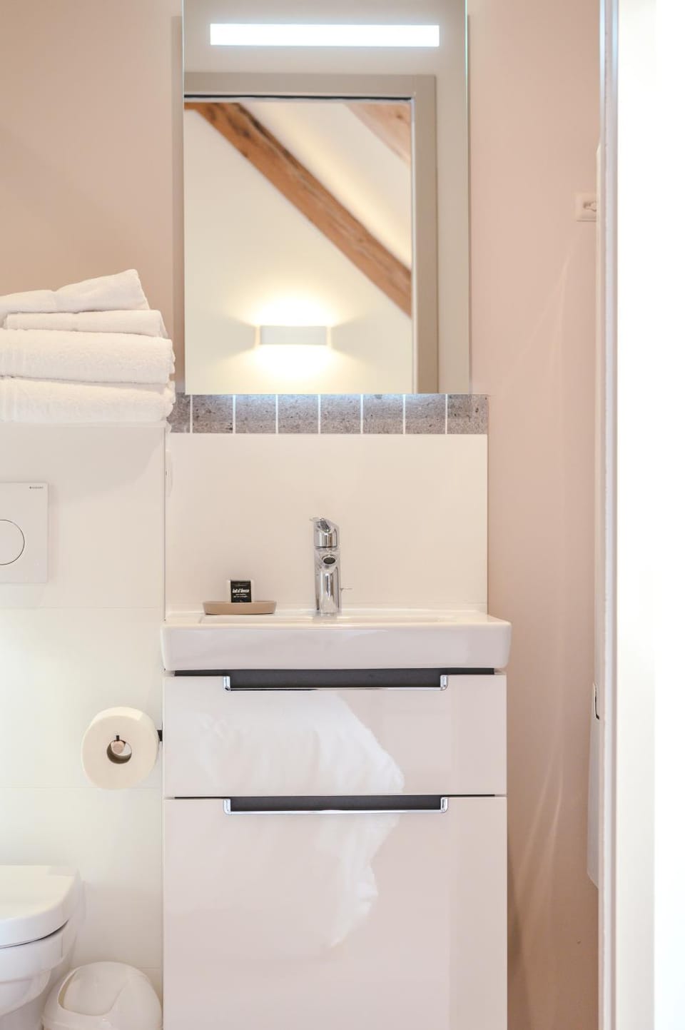 Bathroom, Living room