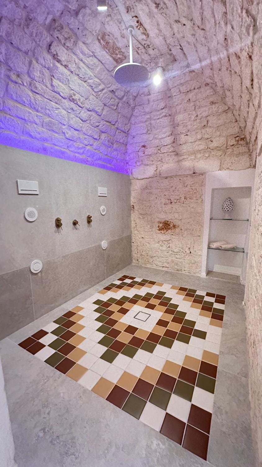 Shower, Bathroom, furniture, hair dryier