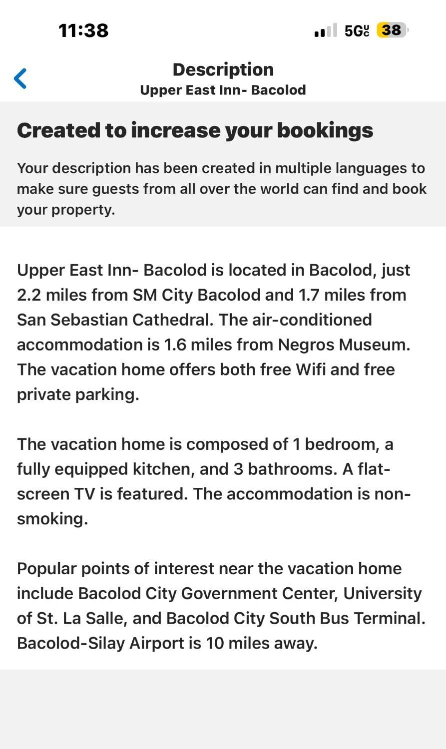 Upper East Inn- Bacolod House in Bacolod