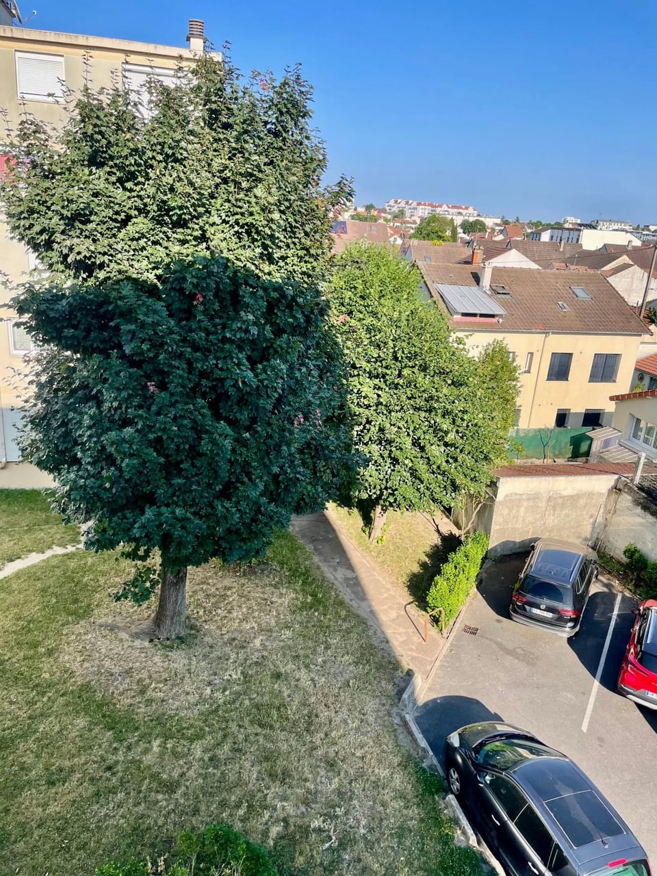 Natural landscape, Garden, Garden view, Parking