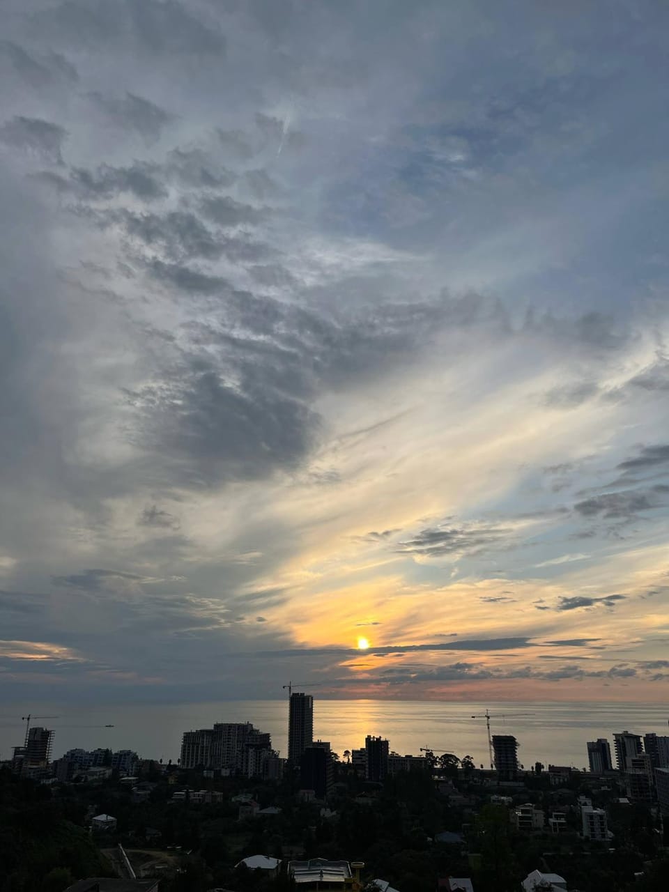 Sea view, Sunset