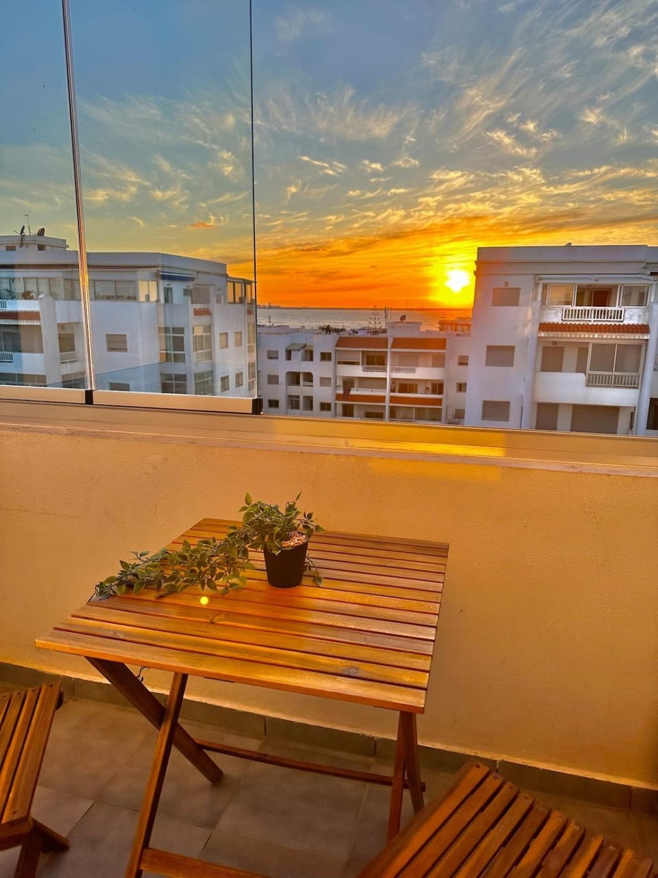 View (from property/room), Balcony/Terrace, Sunset